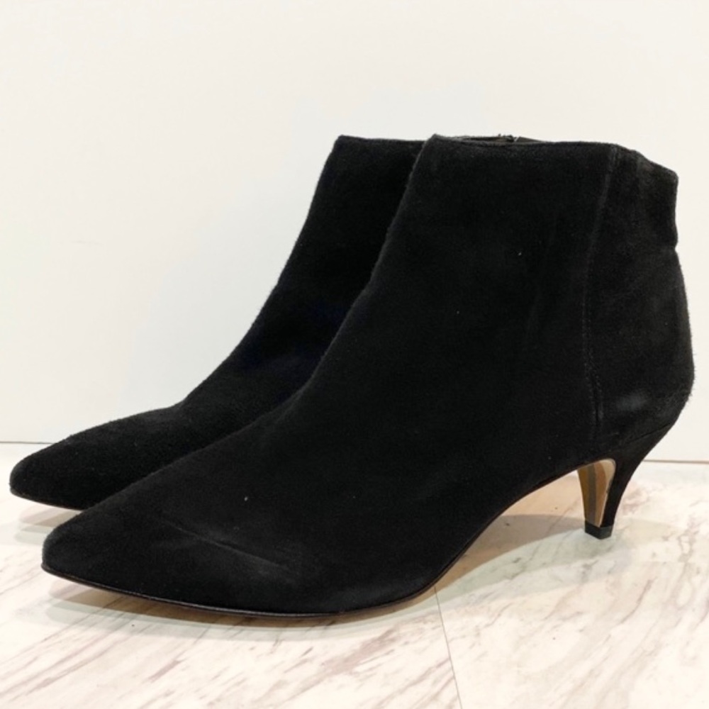 Sam Edelman Kinzey Black Suede Bootie 7M
